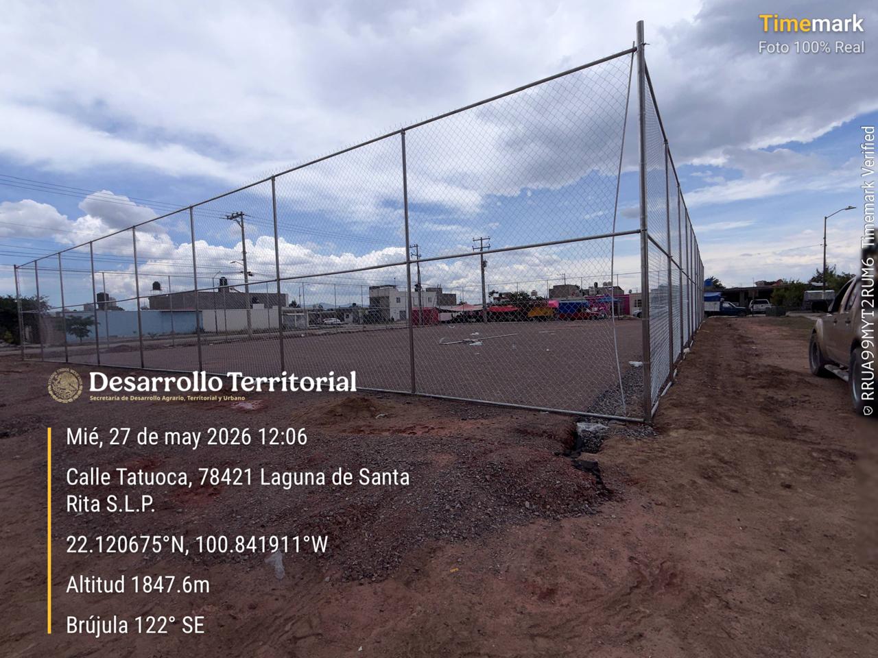 CONSTRUCCIÓN DE CANCHA DE FÚTBOL 5 EN COLONIA OLINDA 2 EN VILLA DE POZOS