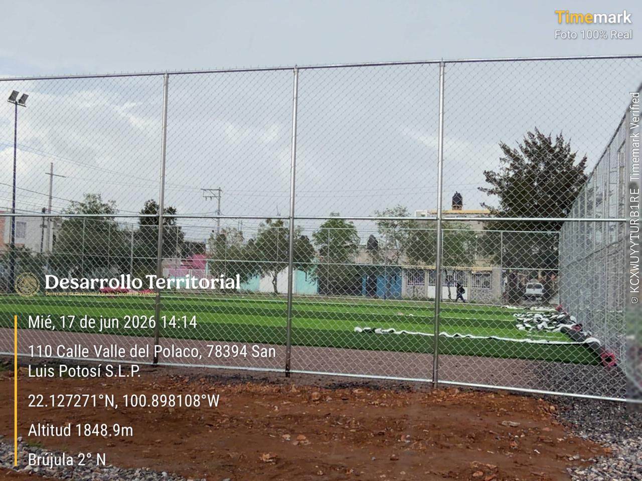 CONSTRUCCIÓN DE CANCHA DE FÚTBOL 5 EN CANCHAS PEÑÓN 1 EN VILLA DE POZOS