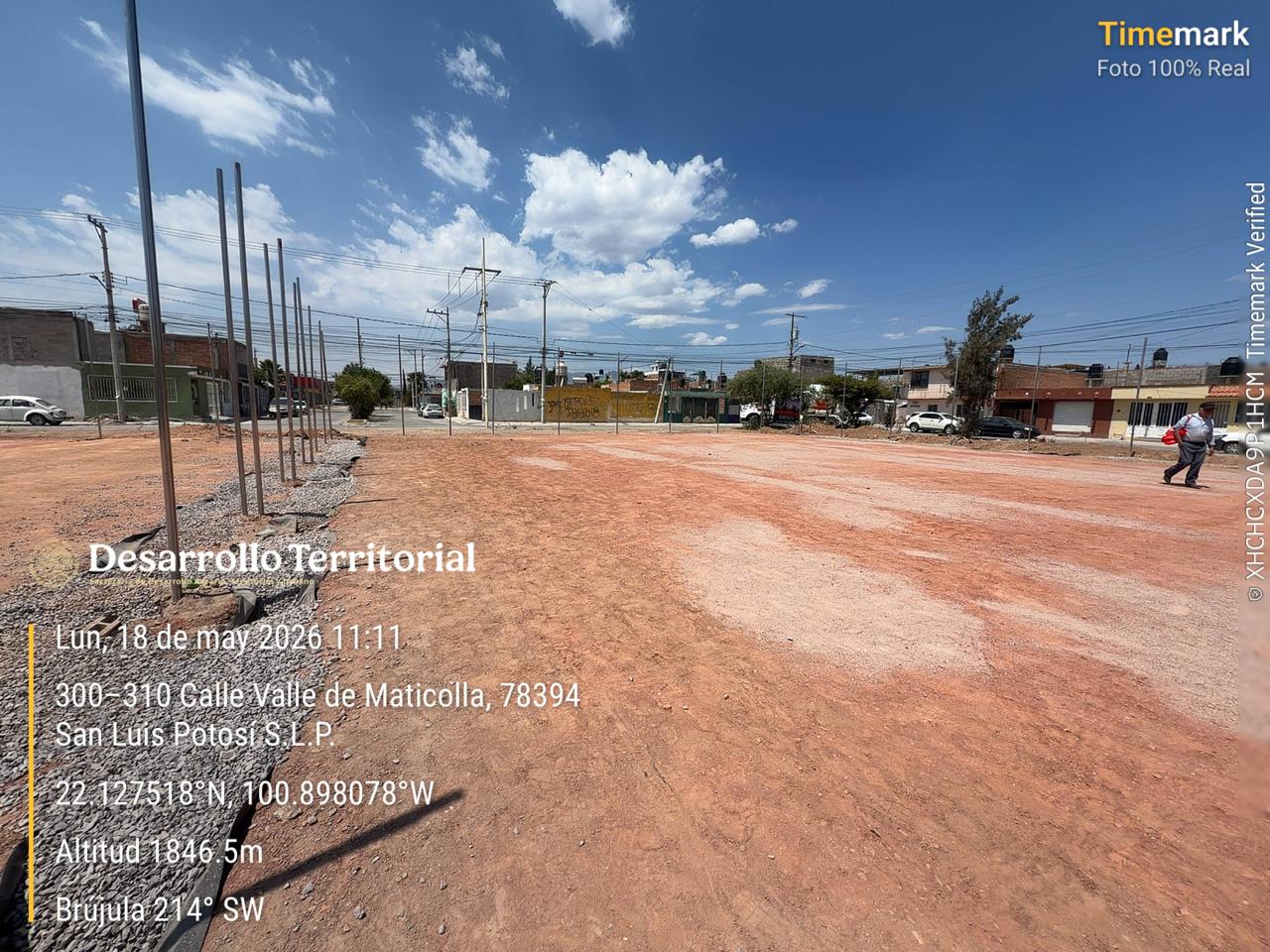 CONSTRUCCIÓN DE CANCHA DE FÚTBOL 5 EN CANCHAS PEÑÓN 1 EN VILLA DE POZOS