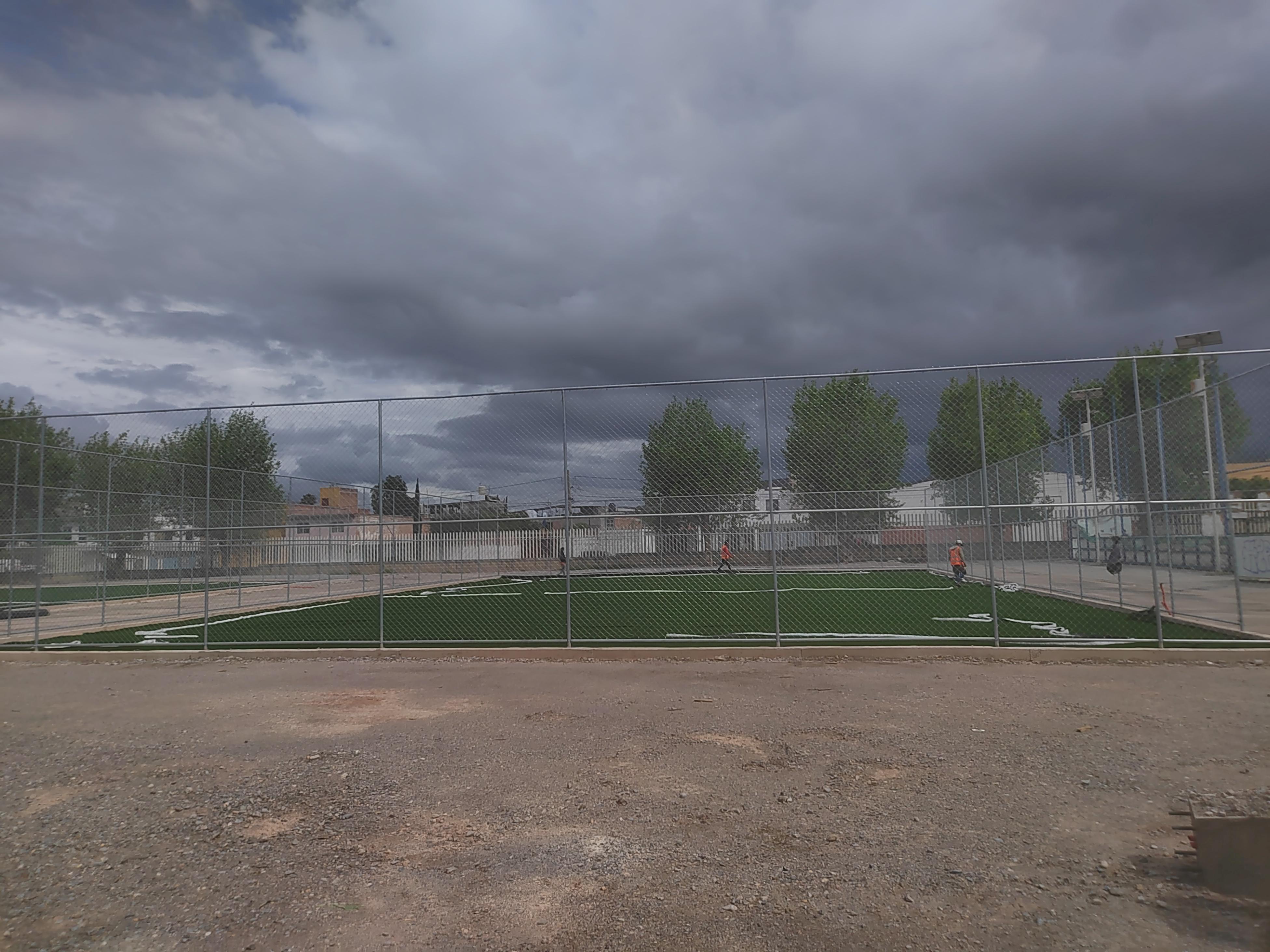 CONSTRUCCIÓN DE CANCHA DE FÚTBOL 5 EN UNIDAD DEPORTIVA SATÉLITE 1 EN SAN LUIS POTOSÍ
