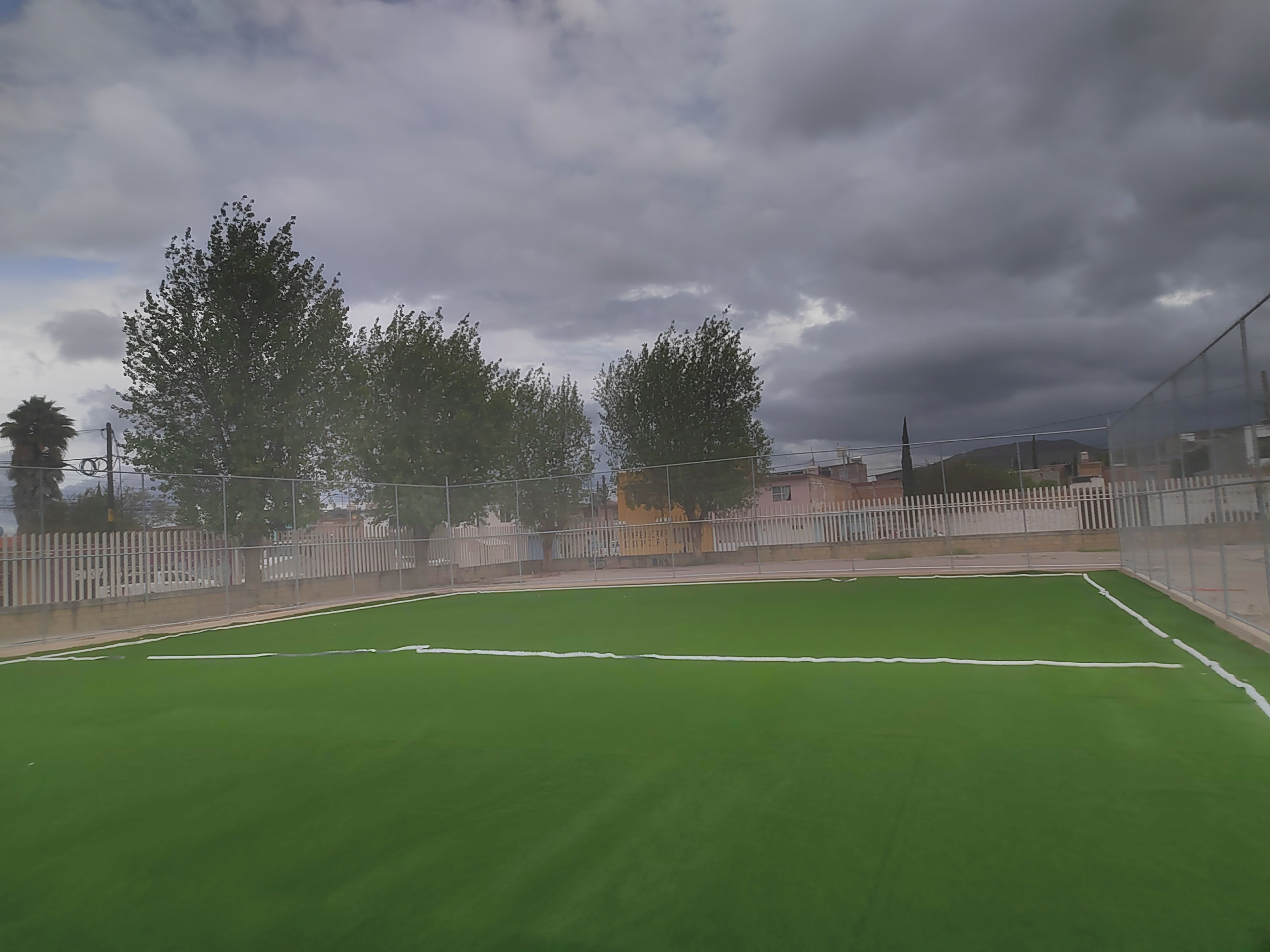 CONSTRUCCIÓN DE CANCHA DE FÚTBOL 5 EN UNIDAD DEPORTIVA SATÉLITE 2 EN SAN LUIS POTOSÍ