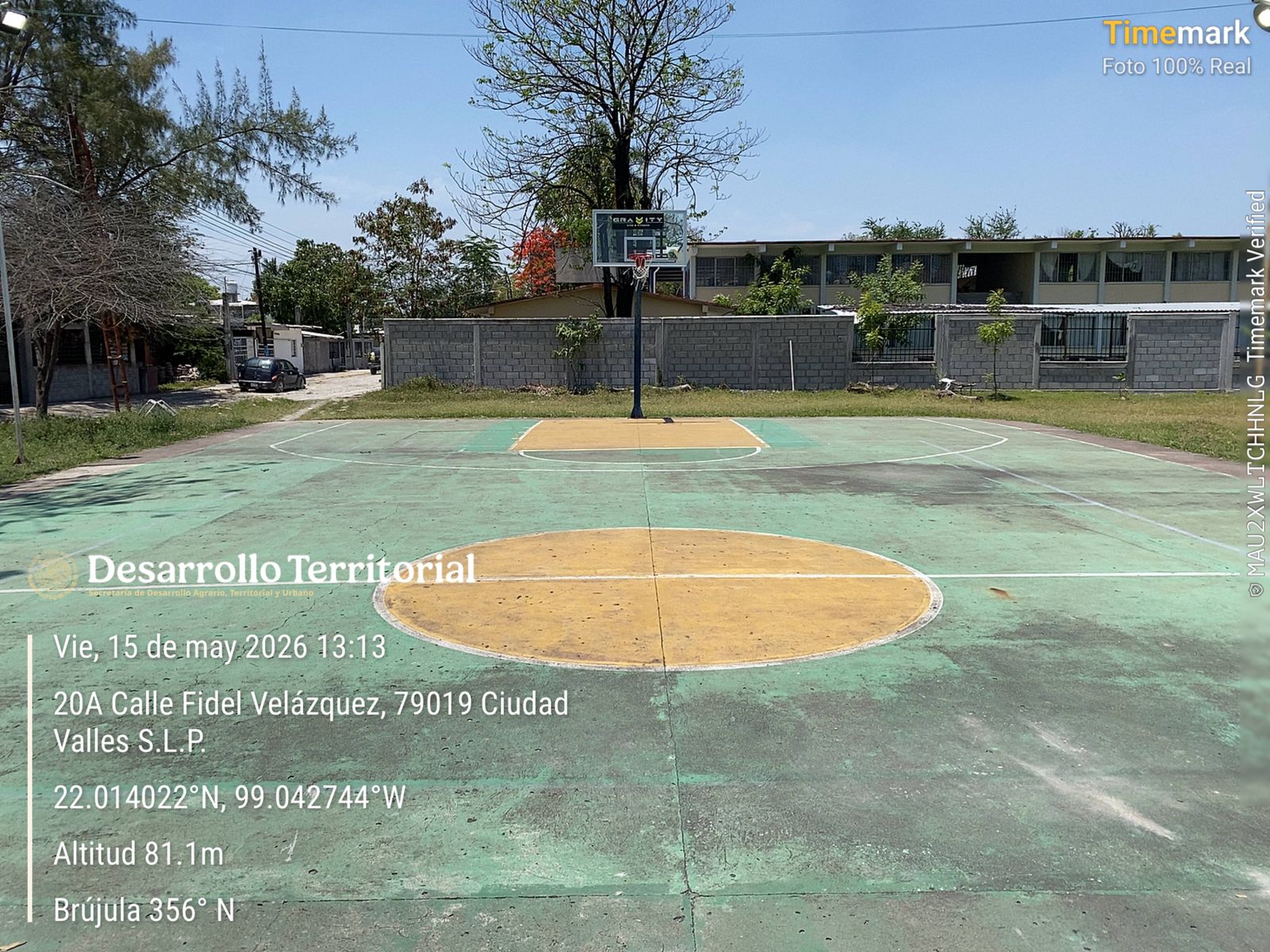 REHABILITACIÓN DE MULTICANCHA EN COLONIA IGNACIO GARCÍA TELLEZ EN CIUDAD VALLES