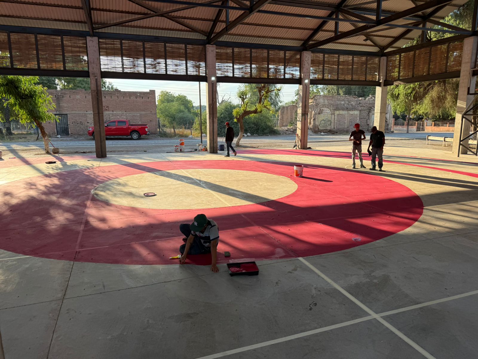 REHABILITACIÓN DE MULTICANCHA EN TORIM EN GUAYMAS