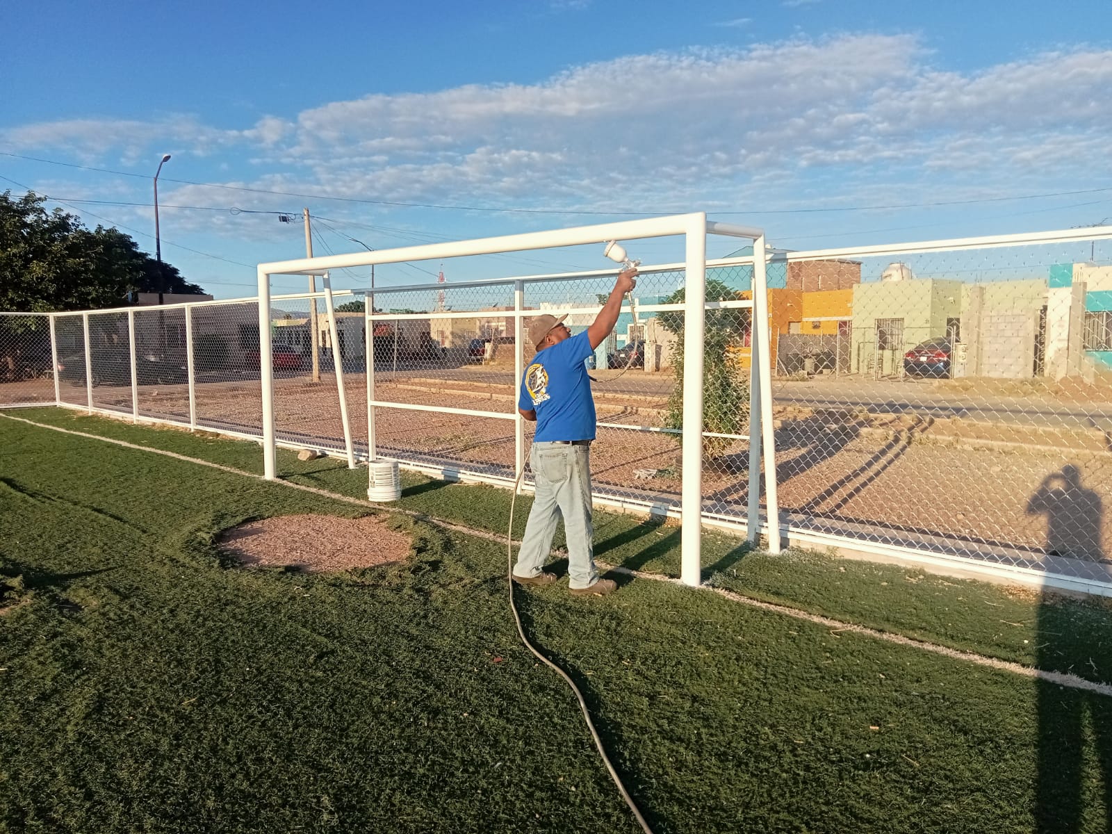 REHABILITACIÓN DE CANCHA FÚTBOL 7 PASEOS DEL PARQUE