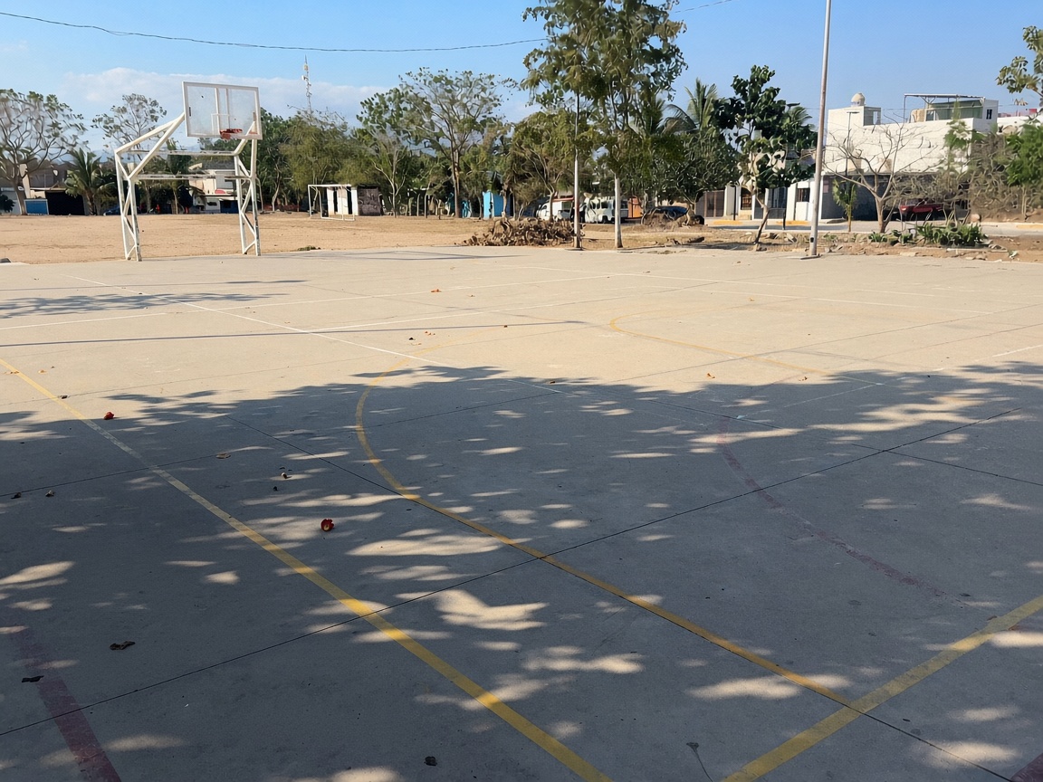 REHABILITACIÓN DE MULTICANCHA EN SAN VICENTE EN BAHÍA DE BANDERAS