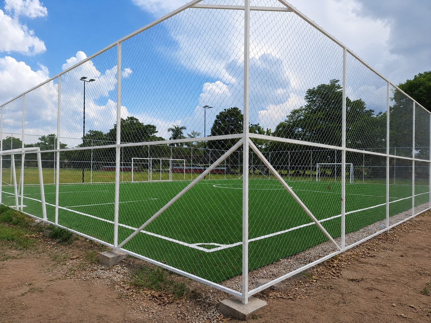 CONSTRUCCIÓN DE CANCHA DE FÚTBOL 5 EN LA UNIDAD DEPORTIVA DEL POBLADO IQUINUAPA EN JALPAN DE MÉNDEZ