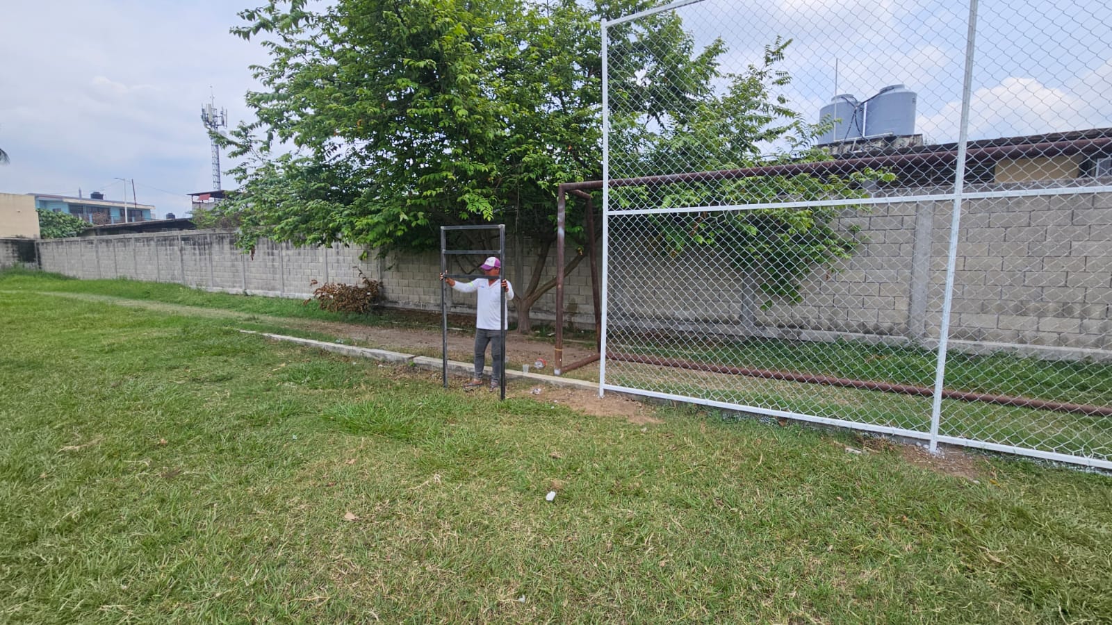 REHABILITACIÓN DE CANCHA DE FÚTBOL 7 EN LA UNIDAD DEPORTIVA DOMINGO COLÍN EN CÁRDENAS