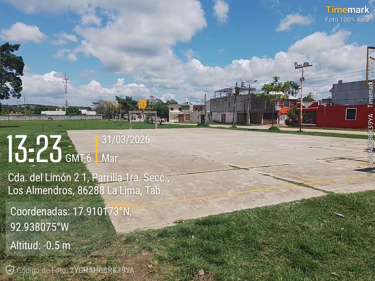 REHABILITACIÓN DE MULTICANCHA EN CANCHA LA LIMA EN CENTRO