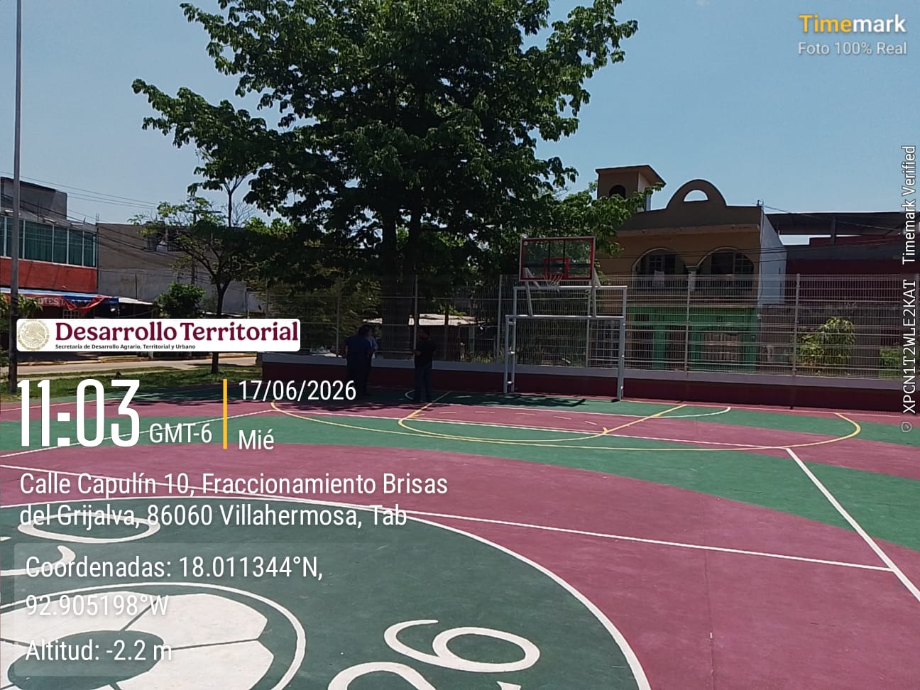 REHABILITACIÓN DE MULTICANCHA EN CANCHA DEL RECREATIVO DE LA CONFIANZA CASA BLANCA EN CENTRO