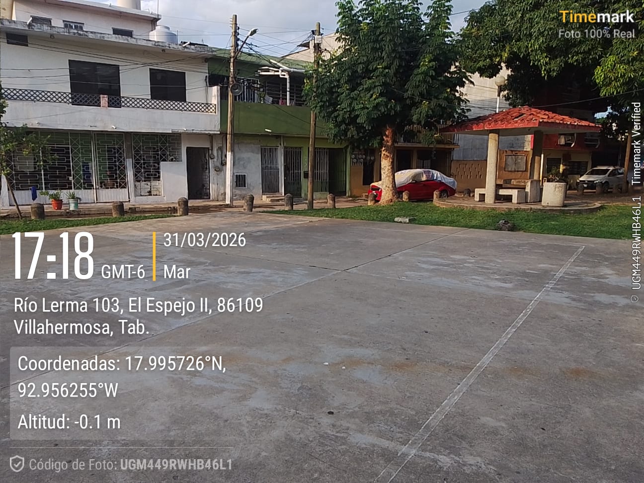 REHABILITACIÓN DE MULTICANCHA EN CANCHA DE LA COL ESPEJO 2 EN CENTRO