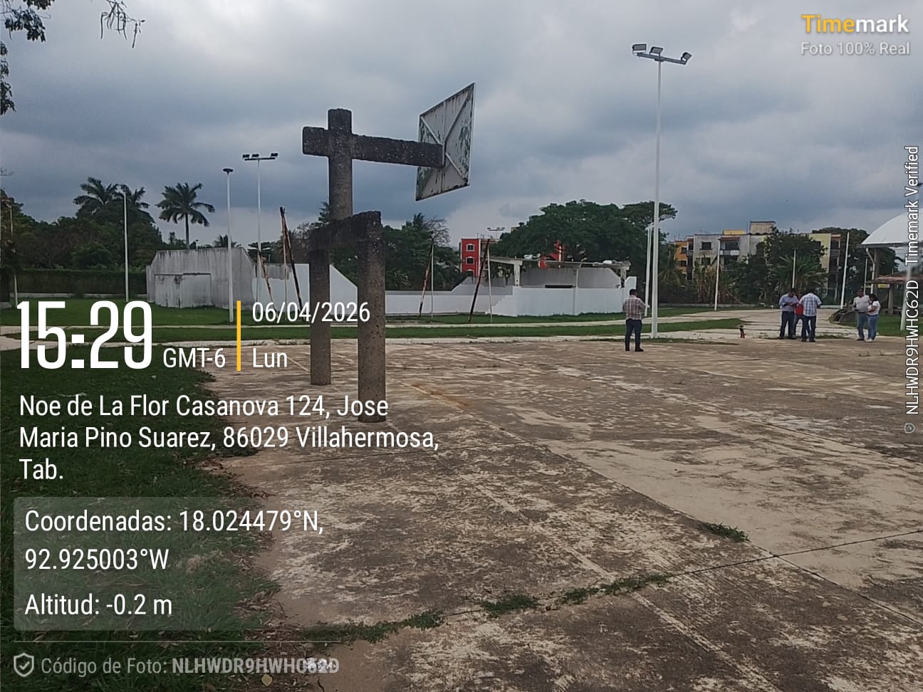 REHABILITACIÓN DE MULTICANCHA EN LA UNIDAD DEPORTIVA TIERRA COLORADA EN CENTRO