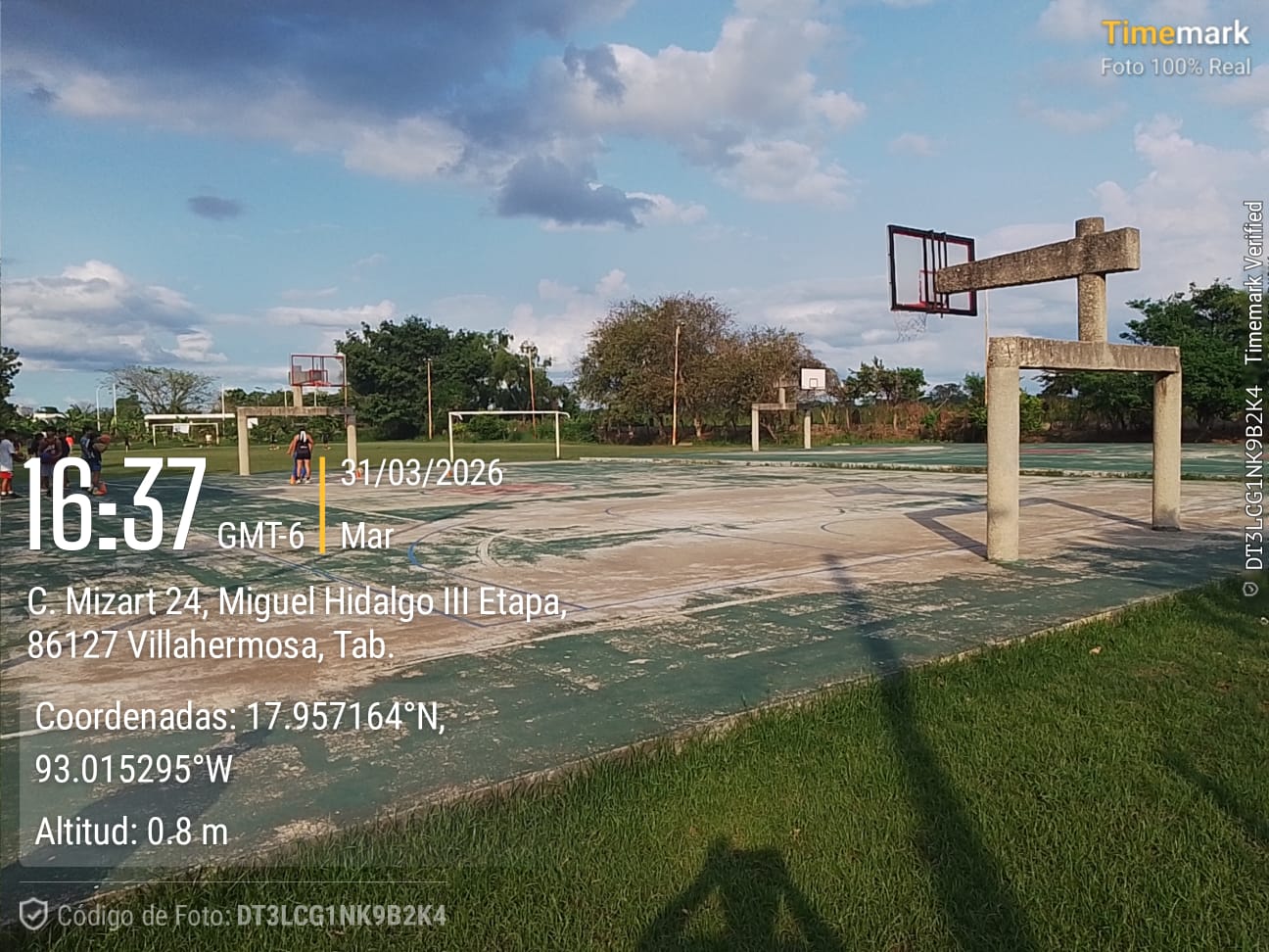 REHABILITACIÓN DE MULTICANCHA EN LA UNIDAD DEPORTIVA ESTRELLAS DE BUENAVISTA EN CENTRO