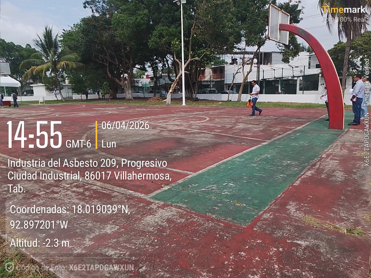 REHABILITACIÓN DE MULTICANCHA EN LA UNIDAD DEPORTIVA DE INDECO EN CENTRO