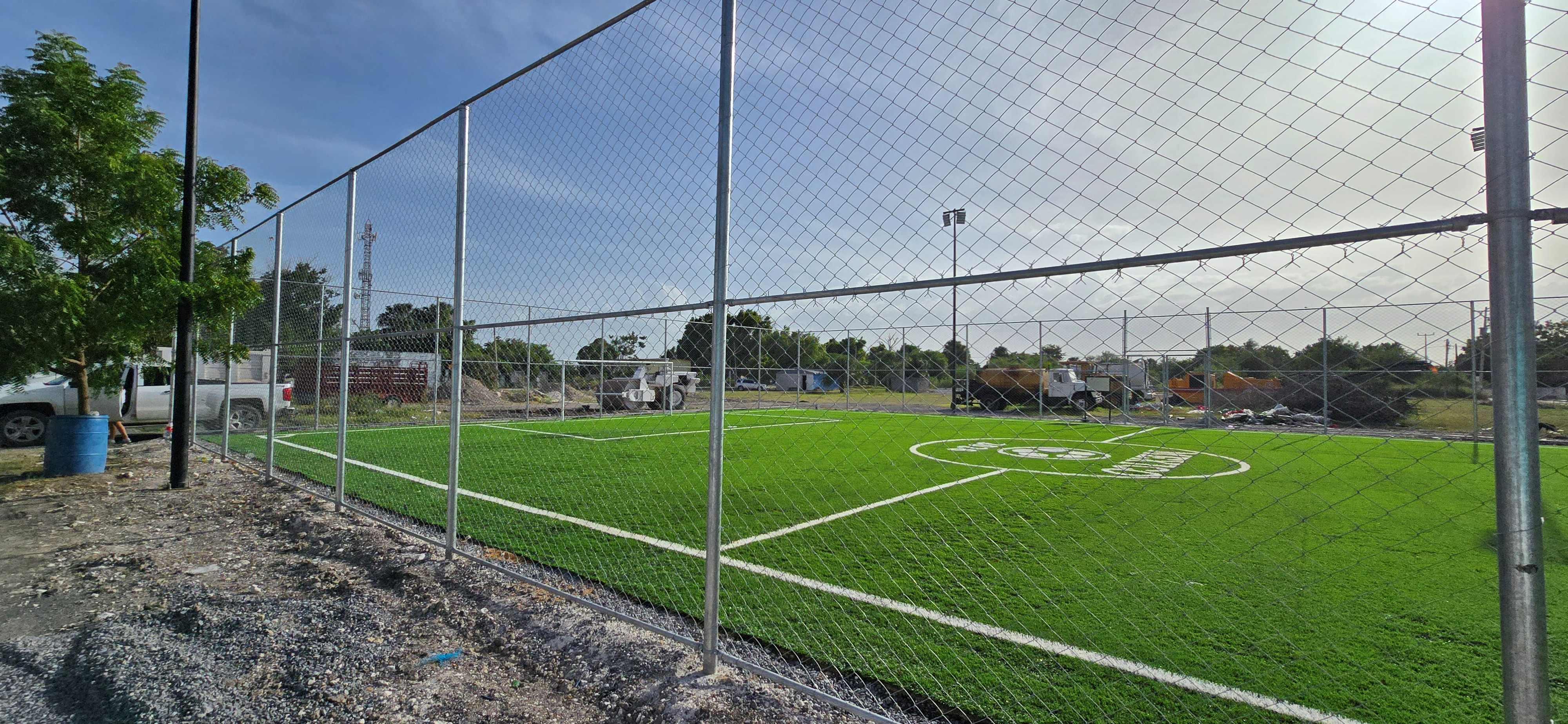 CONSTRUCCIÓN DE CANCHA DE FÚTBOL 5 EN CABECERA MUNICIPAL EN JIMÉNEZ