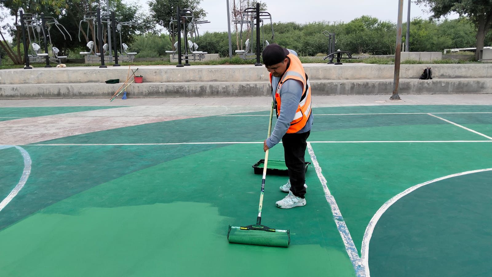 REHABILITACIÓN DE MULTICANCHA EN COLONIA HUMBERTO VALDEZ 2 EN REYNOSA