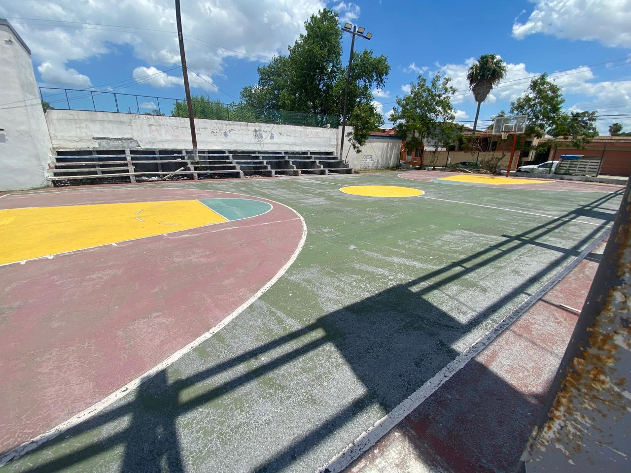 REHABILITACIÓN DE MULTICANCHA EN COLONIA SAN FRANCISCO EN LA CIUDAD DE MATAMOROS