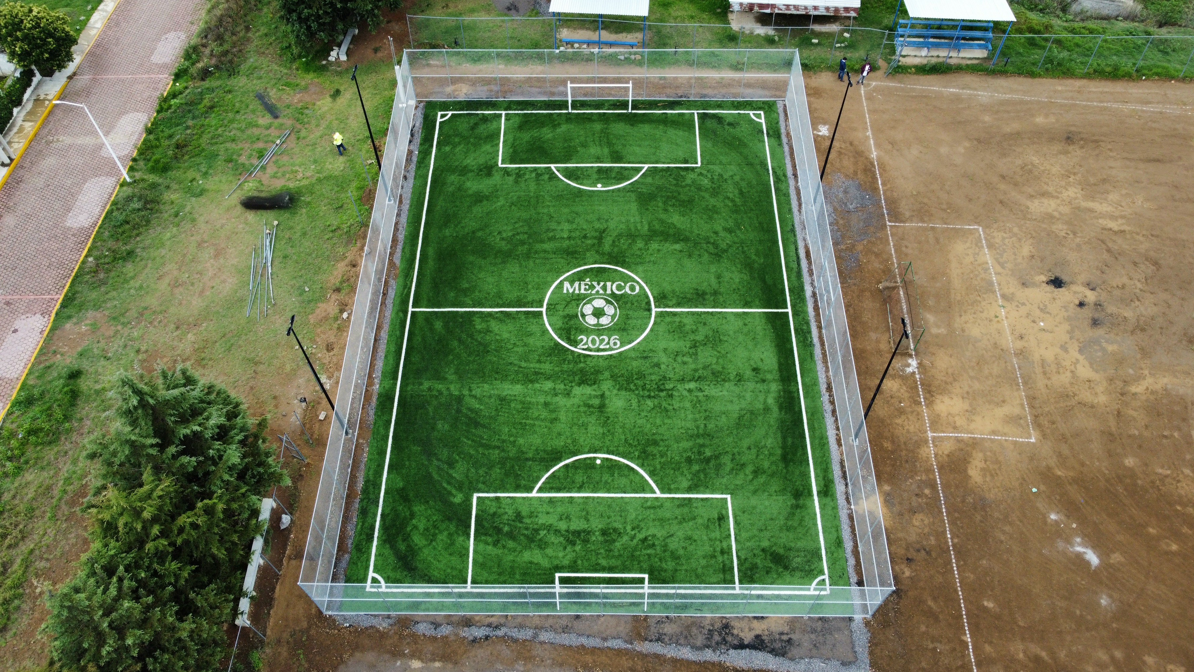 CONSTRUCCIÓN DE CANCHA DE FÚTBOL 5 EN CAMPO DEPORTIVO BELÉN 
