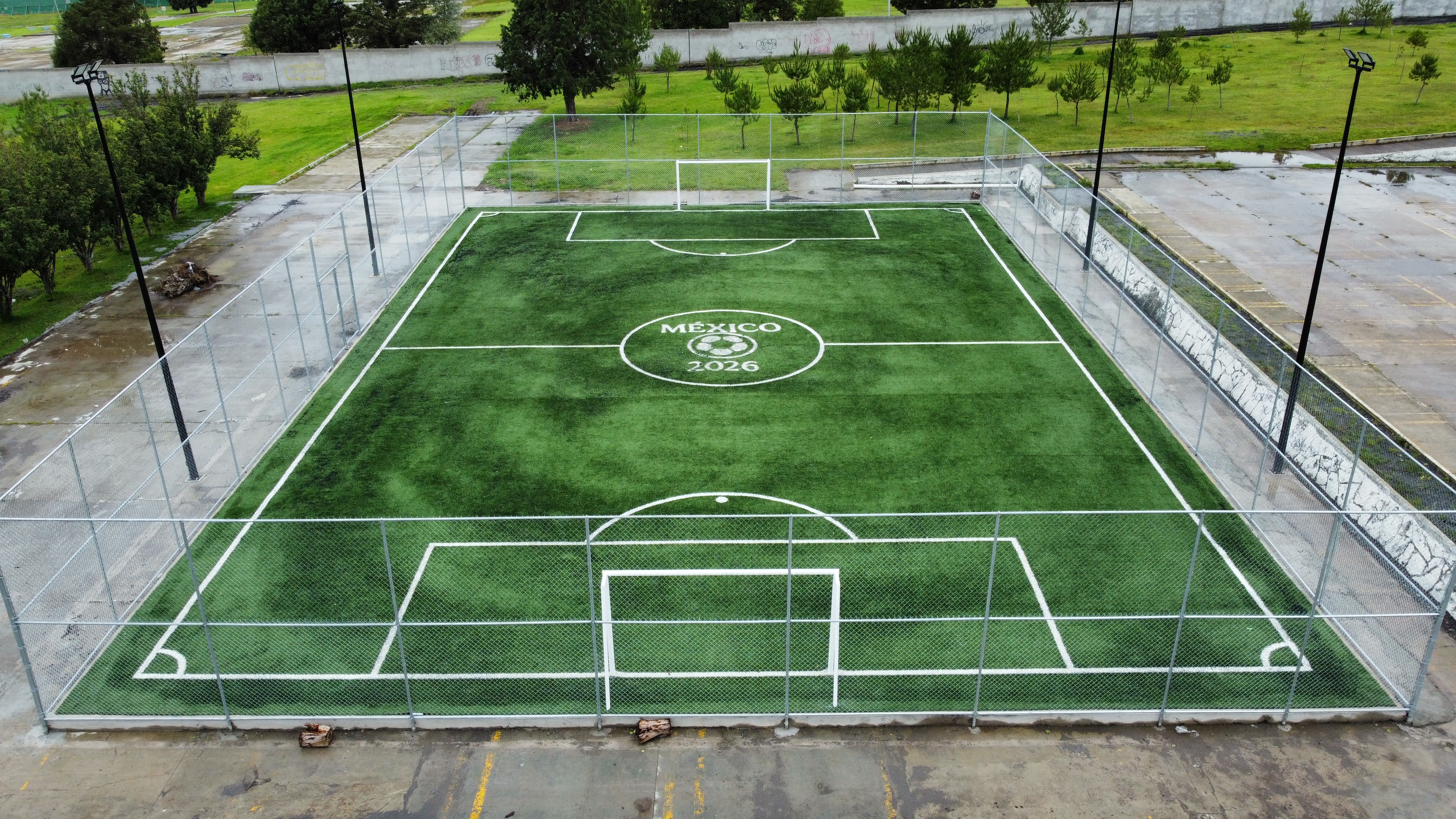 CONSTRUCCIÓN DE CANCHA DE FÚTBOL 5 EN PARQUE ANDÉN 1 EN APIZACO