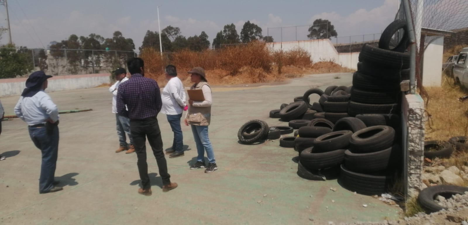 CONSTRUCCIÓN DE CANCHA DE FÚTBOL 5 EN RECINTO FERIAL EN CHIAUTEMPAN