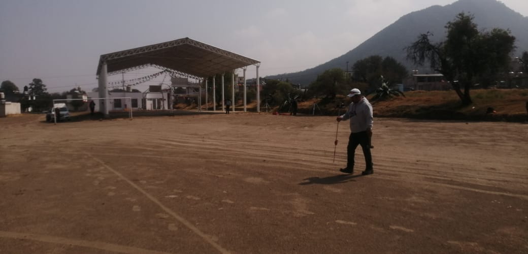 CONSTRUCCIÓN DE CANCHA DE FÚTBOL 5 EN PRESIDENCIA DE COMUNIDAD DE SAN LORENZO XALTELULCO