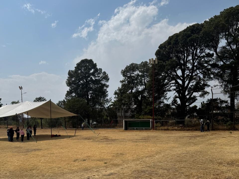 CONSTRUCCIÓN DE CANCHA DE FÚTBOL 5 EN DEPORTIVA DEL BARRIO DE POTRERO EN PAPALOTLA DE XICOHTÉNCATL