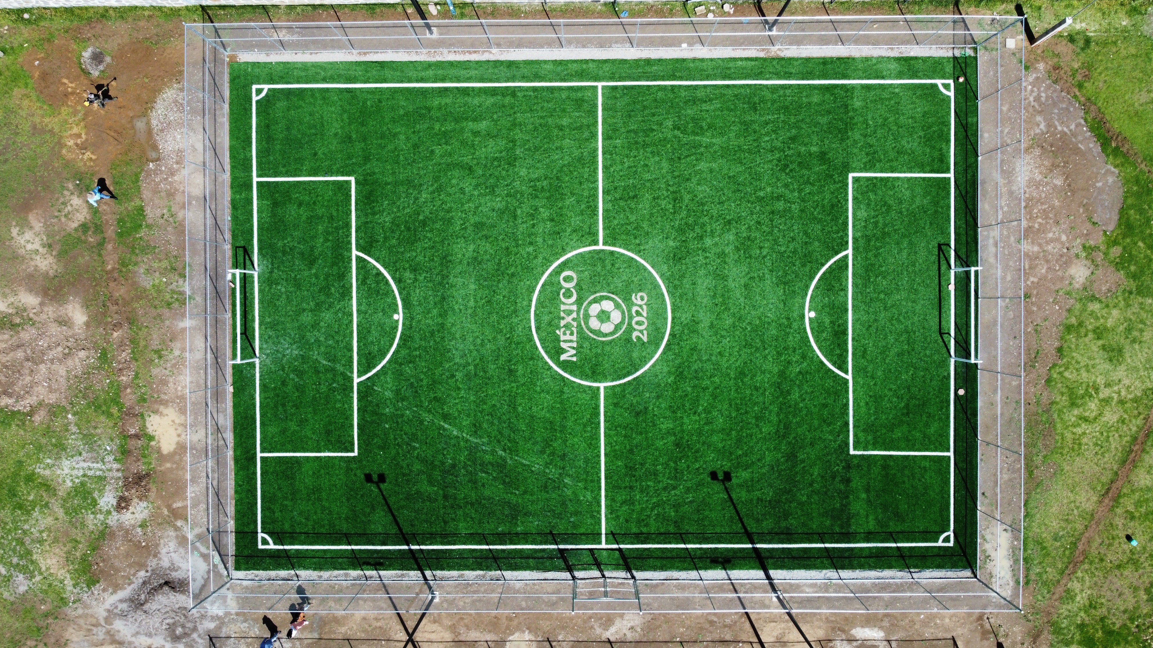 CONSTRUCCIÓN DE CANCHA DE FÚTBOL 5 EN EL CENTRO DE SALUD 1 EN SANCTORUM