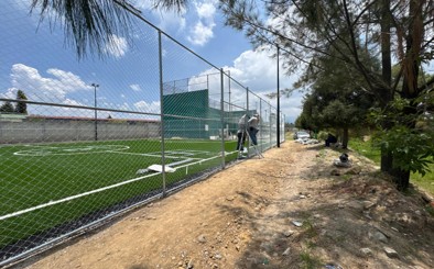 CONSTRUCCIÓN DE CANCHA DE FÚTBOL 5 EN CAMPO DEPORTIVO DEL BARRIO DE ESTOCAPA 