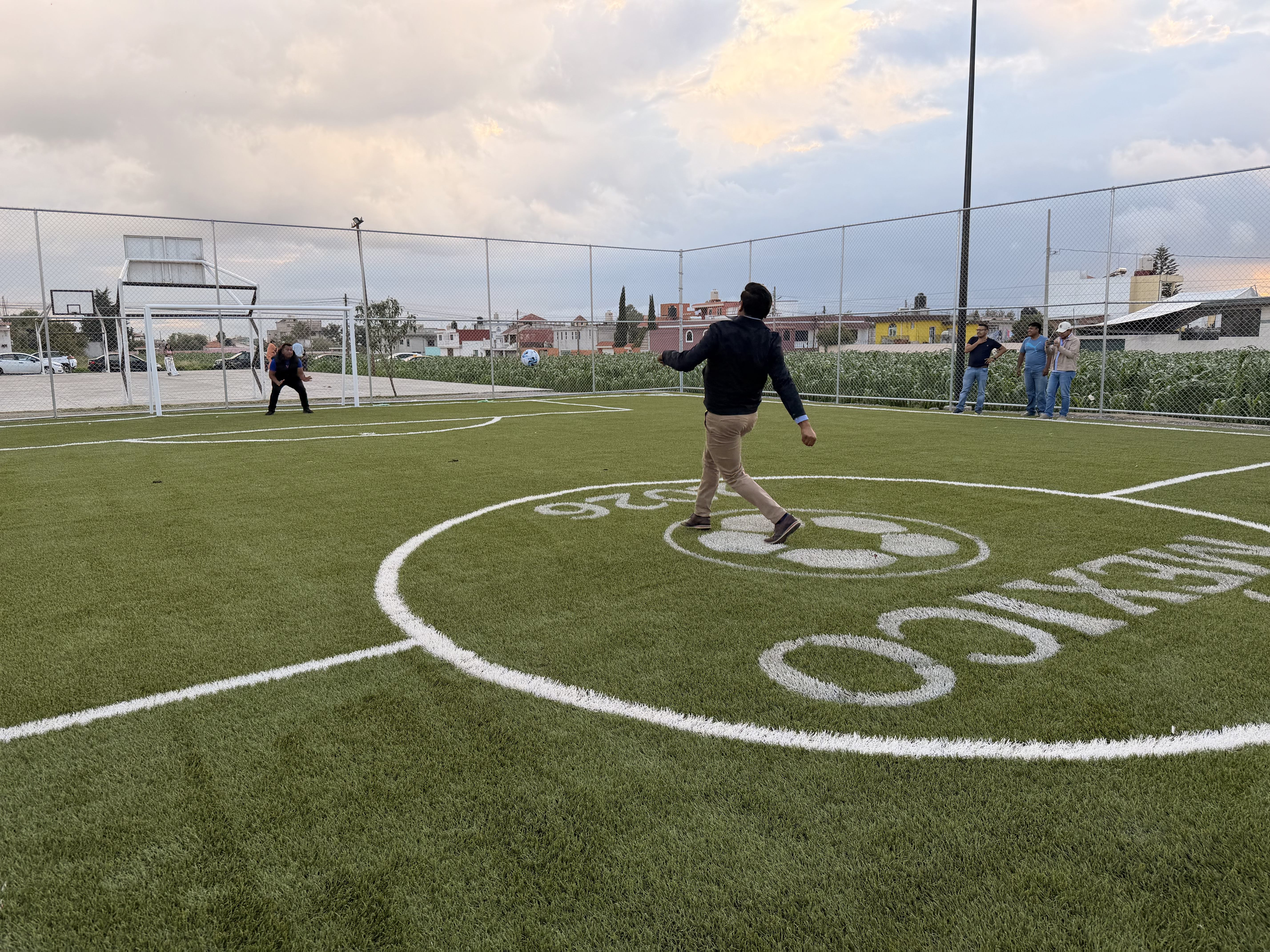CONSTRUCCIÓN DE CANCHA DE FÚTBOL 5 EN CANCHAS DE LA SECCIÓN CUARTA EN TENANCINGO
