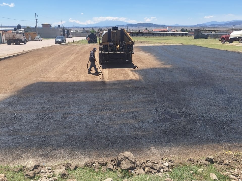 CONSTRUCCIÓN DE CANCHA DE FÚTBOL 5 EN MERCADO JOSÉ MARÍA MORELOS BUENAVISTA 1 EN TLAXCO