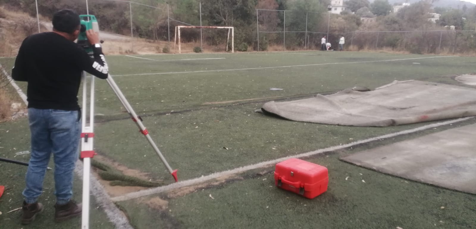 CONSTRUCCIÓN DE CANCHA DE FÚTBOL 7 EN UNIDAD DEPORTIVA DE LA COMUNIDAD DE LA TRINIDAD TENEXYECAC 