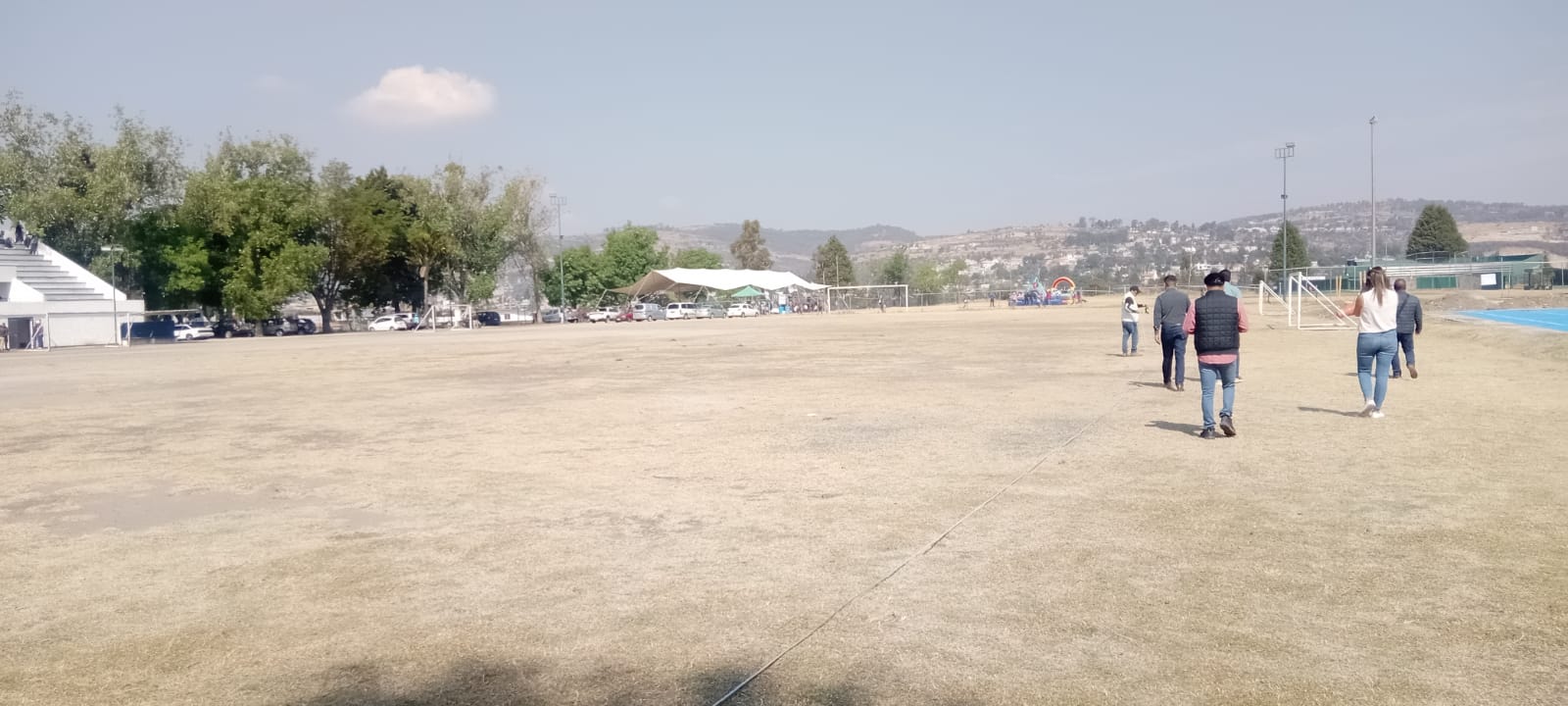 CONSTRUCCIÓN DE CANCHA DE FÚTBOL 11 EN UNIDAD DEPORTIVA ANTONIO CARVAJAL 