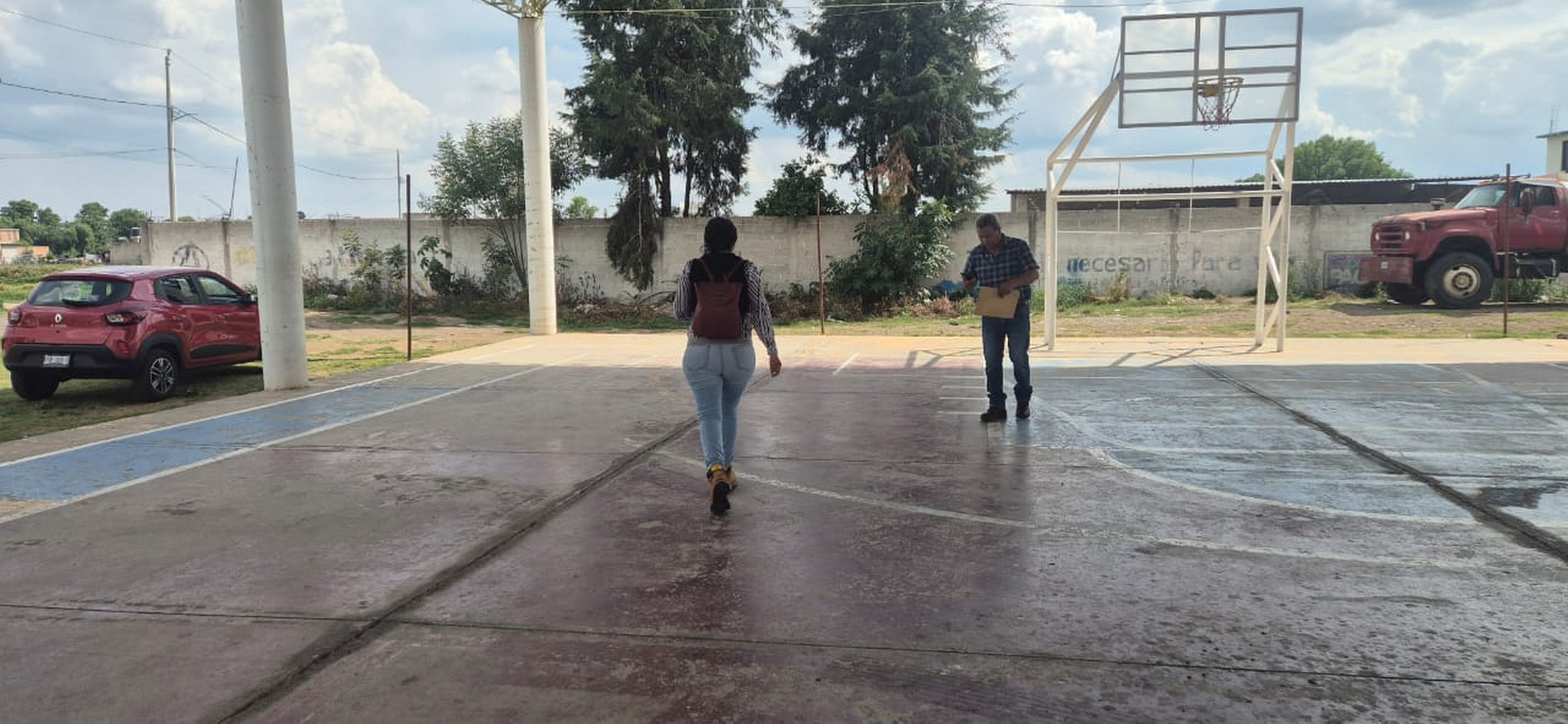 REHABILITACIÓN DE MULTICANCHA EN CABECERA MUNICIPAL DE SANTA APOLONIA TEACALCO