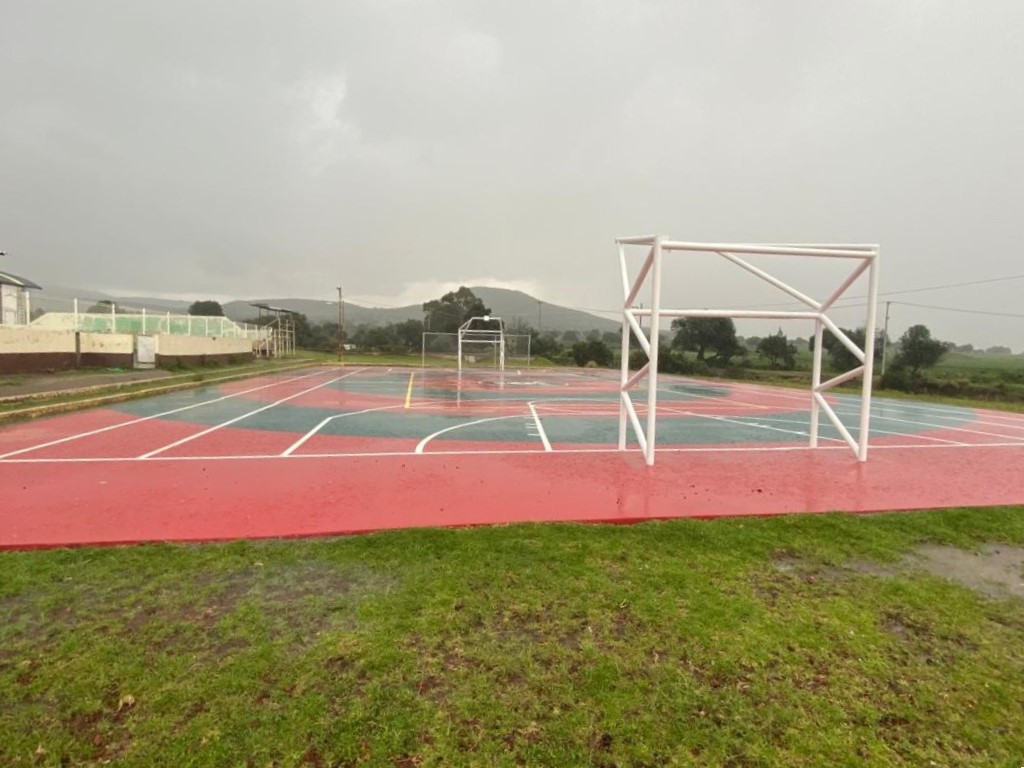 REHABILITACIÓN DE MULTICANCHA EN ESPACIO DEPORTIVO DE CAPULAC EN TETLA DE LA SOLIDARIDAD