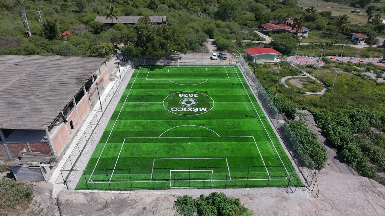 CONSTRUCCION DE CANCHA FÚTBOL 7 EN CAMPO EL ÓRGANO EN TLALTIZAPAN DE ZAPATA