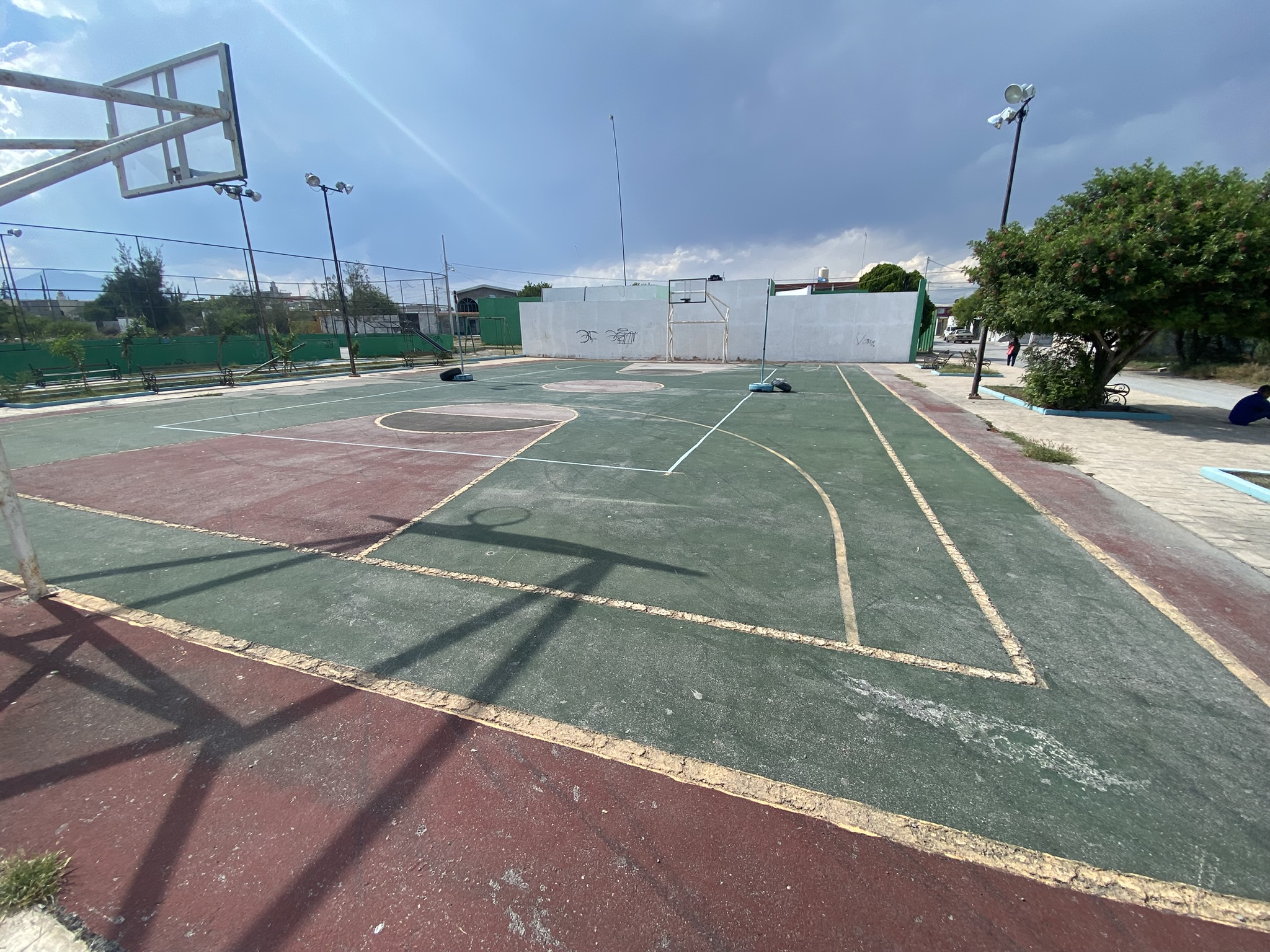 REHABILITACIÓN DE MULTICANCHA EN COLONIA REPÚBLICA EN MATEHUALA