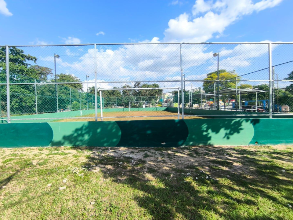 REHABILITACIÓN DE MULTICANCHA EN LA CANCHA DEPORTIVA EN VISTA HERMOSA EN CAMPECHE