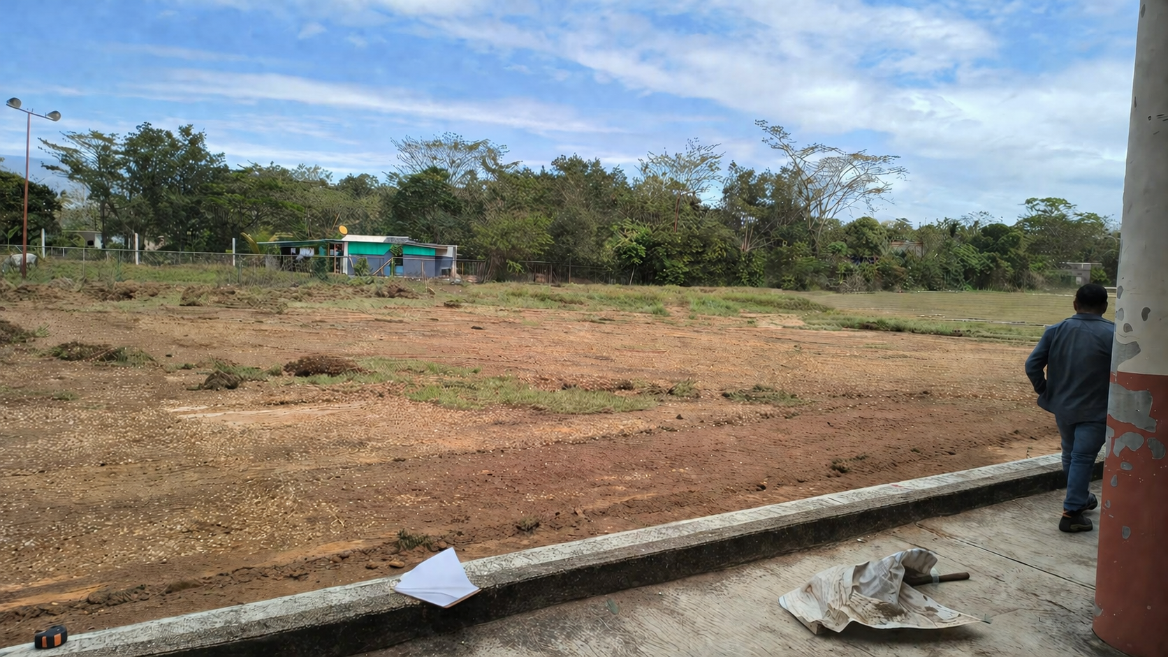 CONSTRUCCIÓN DE CANCHA DE FÚTBOL 5 EN UNIDAD DEPORTIVA SAN VICENTE 
