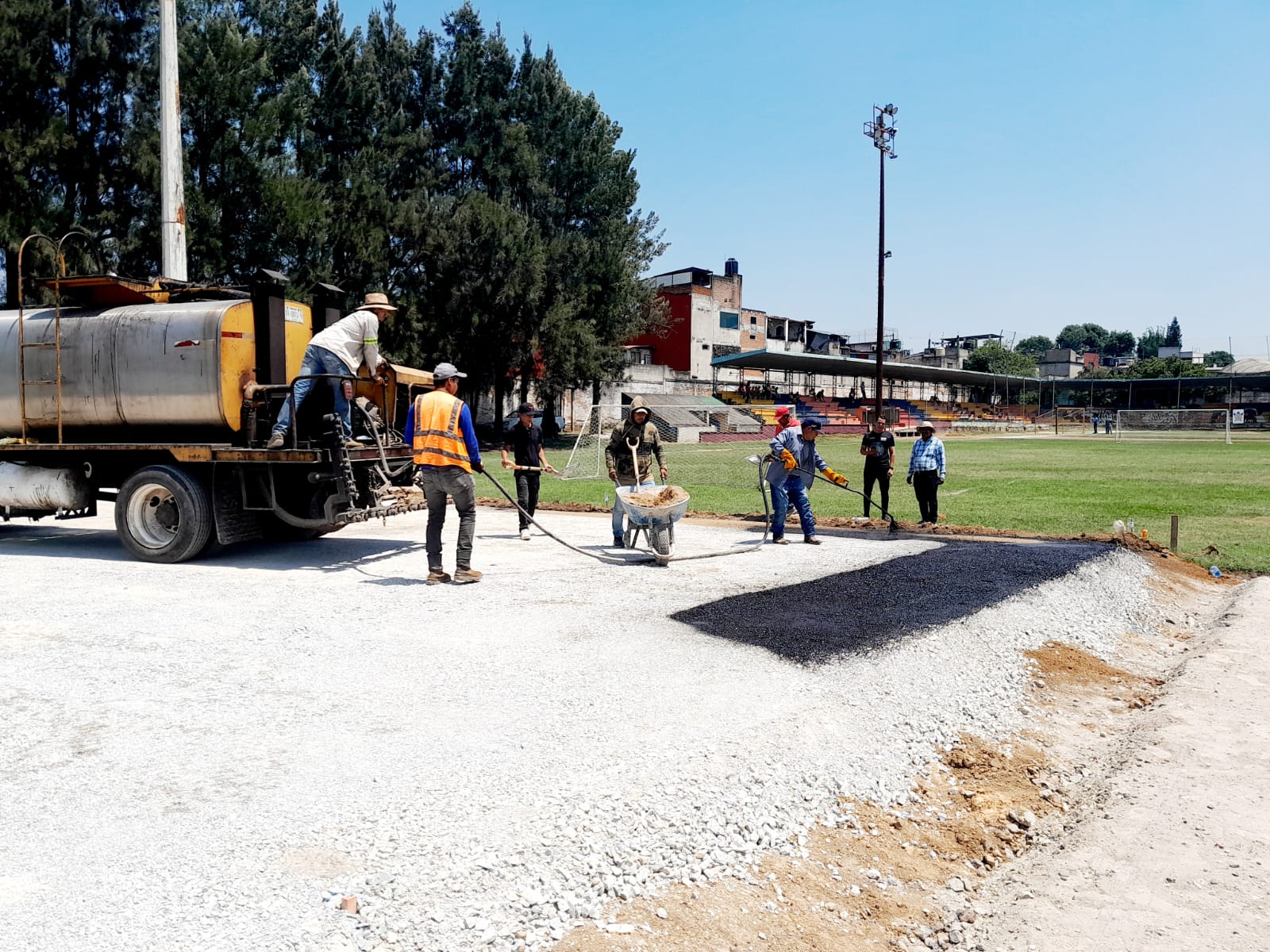 CONSTRUCCIÓN DE CANCHA DE FÚTBOL 5 EN UNIDAD DEPORTIVA ADOLFO LÓPEZ MATEOS 1 