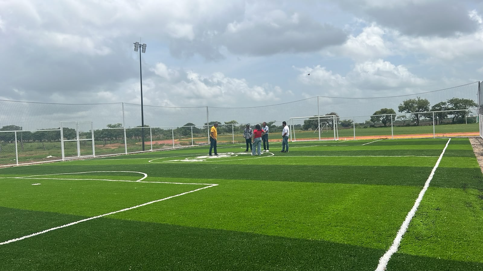 CONSTRUCCIÓN DE CANCHA DE FÚTBOL 5 EN UNIDAD DEPORTIVA PROF. JORGE AULI RAMÍREZ 