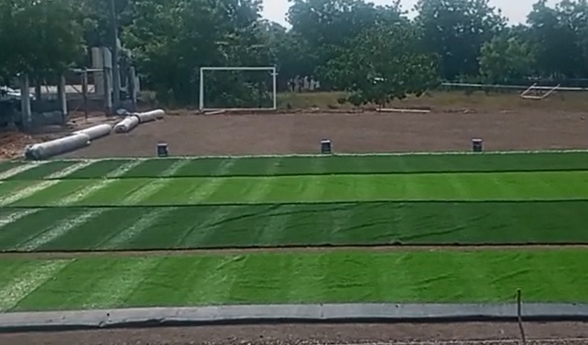 CONSTRUCCIÓN DE CANCHA DE FÚTBOL 5 EN CAMPO DEPORTIVO SAN PABLO EN OLUTA