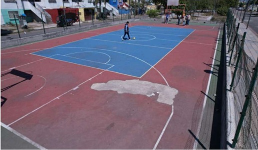 REHABILITACIÓN DE MULTICANCHA EN PARQUE LINEAL Y MÓDULO DEPORTIVO PASEO DE LOS BOSQUES 2 