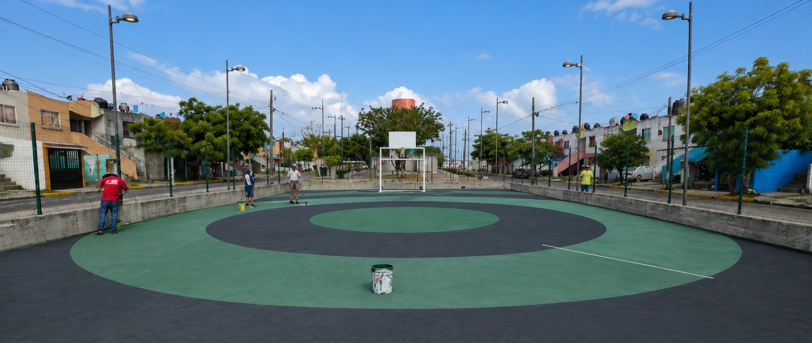 REHABILITACIÓN DE MULTICANCHA EN PARQUE LINEAL Y MÓDULO DEPORTIVO PASEO DE LOS BOSQUES 2 