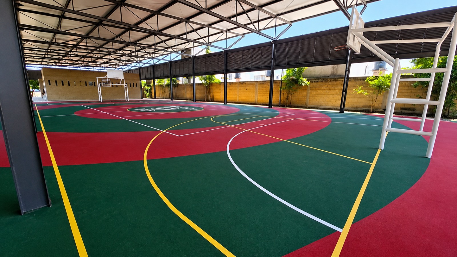 REHABILITACIÓN DE MULTICANCHA EN MÓDULO DEPORTIVO LA FLORIDA EN VERACRUZ