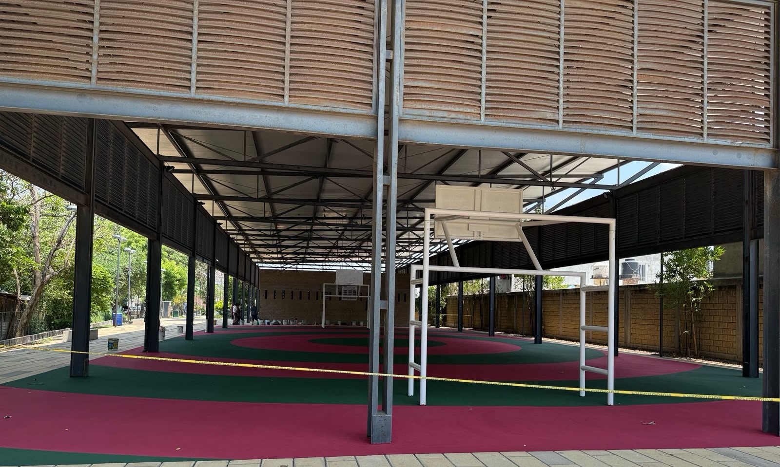 REHABILITACIÓN DE MULTICANCHA EN MÓDULO DEPORTIVO LA FLORIDA EN VERACRUZ