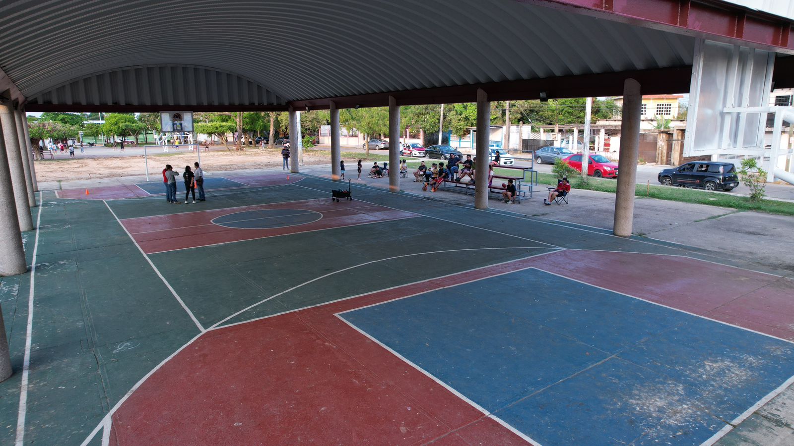 REHABILITACIÓN DE MULTICANCHA EN PARQUE EJIDO TACOTENO EN MINATITLÁN