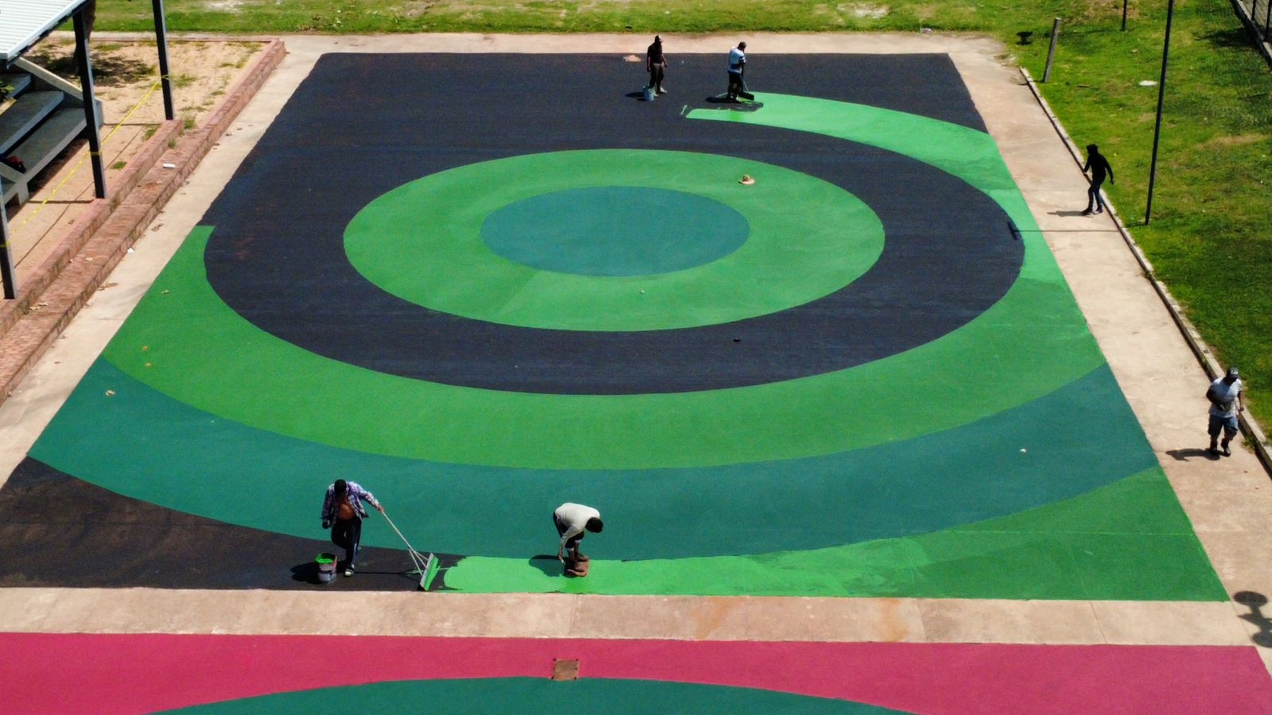 REHABILITACIÓN DE MULTICANCHA EN UNIDAD DEPORTIVA MIGUEL HIDALGO 2