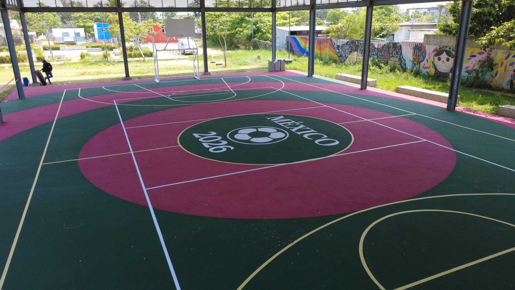 REHABILITACIÓN DE MULTICANCHA EN CENTRO DE DESARROLLO COMUNITARIO CON ESPACIO PÚBLICO Y MÓDULO DEPORTIVO EN LA COLONIA NUEVA CALZADAS (MULTICANCHA 2)
