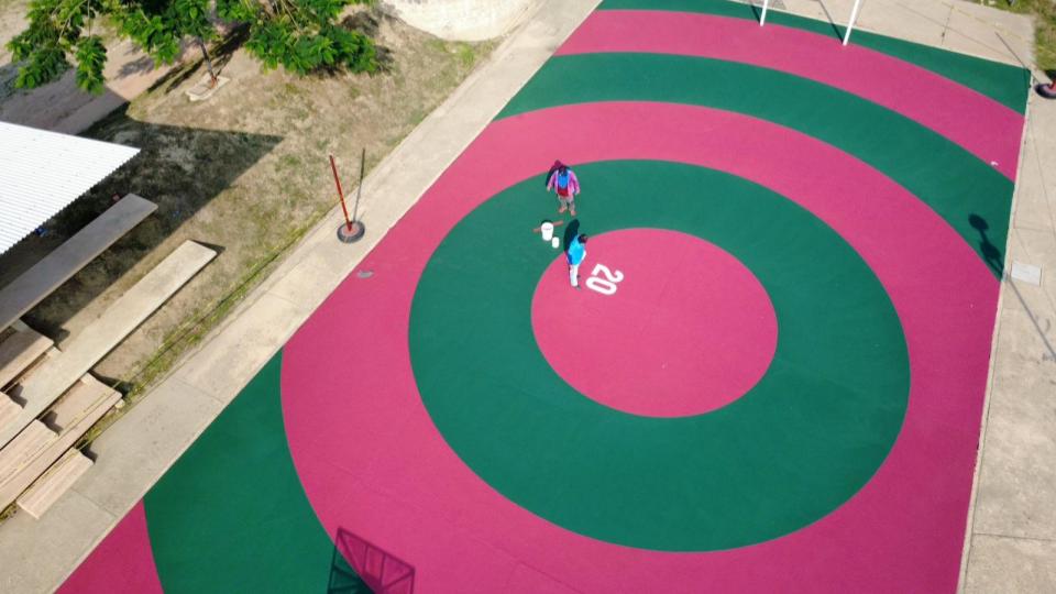 REHABILITACIÓN DE MULTICANCHA EN UNIDAD DEPORTIVA Y CONSTRUCCIÓN DE CENTRO DE DESARROLLO COMUNITARIO (CDC) EN LA COL.NUEVA ESPERANZA (MULTICANCHA 1) 