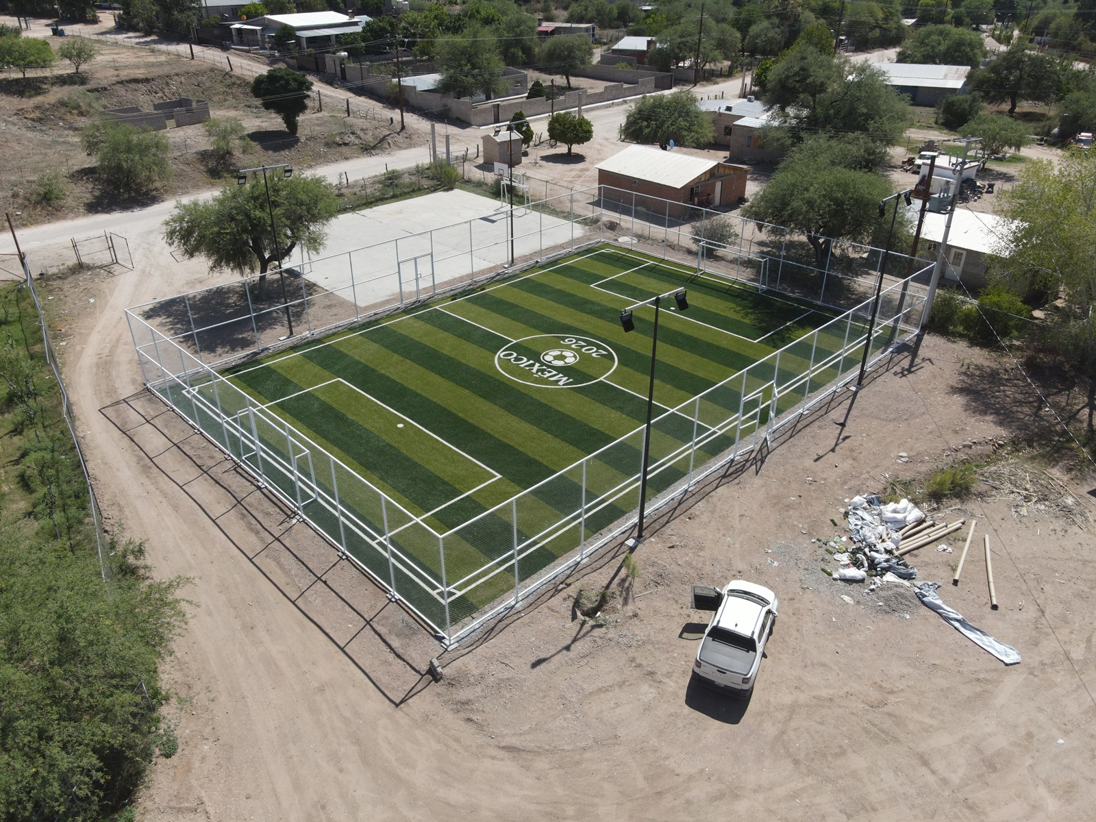 CONSTRUCCIÓN DE CANCHA FÚTBOL 5 EN LA CAÑADA EN ÍMURIS