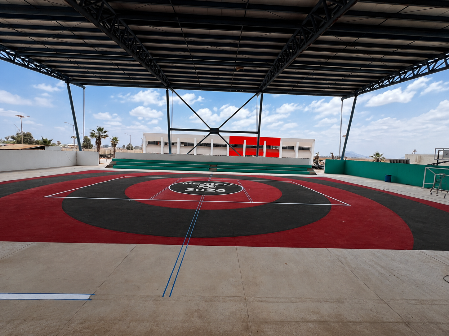 REHABILITACIÓN DE MULTICANCHA EN CAMPO RECREATIVO SAN QUINTÍN EN SAN QUINTÍN